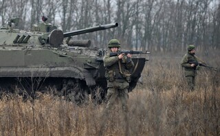 Ρώσοι στρατιώτες στα σύνορα της Ουκρανίας