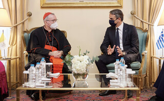 Συνάντηση Μητσοτάκη με τον Πρωθυπουργό του Βατικανού