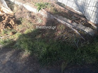 Το σημείο όπου βρέθηκε το νεκρό βρέφος στη Θεσσαλονίκη