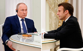 Συνάντηση Πούτιν - Μακρόν στη Μόσχα